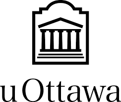 uOttawa logo - representation of pillars in front of Tabaret Hall